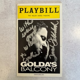 Tovah Feldshuh Autographed Program - Golda's Balcony