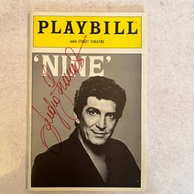 Sergio Franchi Autographed Playbill - Nine