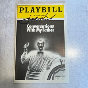 Judd Hirsch Autographed Program - Conversations With My Father