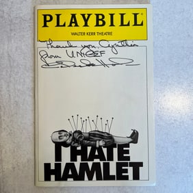 Celeste Holm Autographed Playbill - I Hate Hamlet