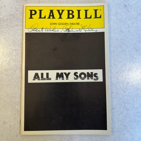 Richard Kiley Autographed Playbill - All My Sons