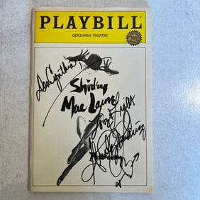 Shirley MacLaine Autographed Playbill