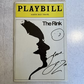 Liza Minnelli Autographed Playbill - The Rink