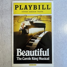 Tony Winner Jessie Mueller Autographed Playbill - Beautiful The Carole King Musical