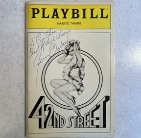 Jerry Orbach Autographed Playbill - 42nd Street