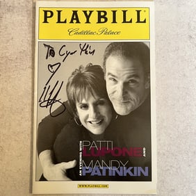 Mandy Patinkin Autographed Playbill - Patinkin Lupone