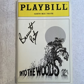 Bernadette Peters Autographed Playbill - Into the Woods