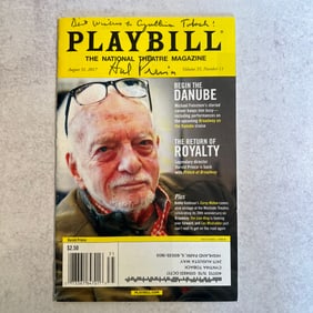 Hal Prince Autographed Playbill - Prince on Broadway