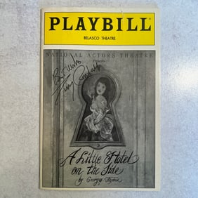 Tony Randall Autographed Playbill