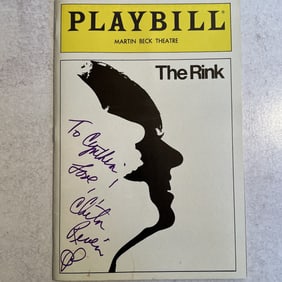 Chita Rivera Autographed Playbill - The Rink