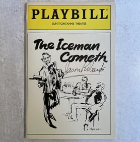 Jason Robards Autographed Playbill - The Iceman Cometh