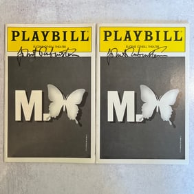 John Rubinstein Autographed Playbill - M. Butterfly