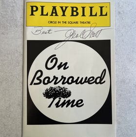 George C. Scott Autographed Playbill - On Borrowed Time