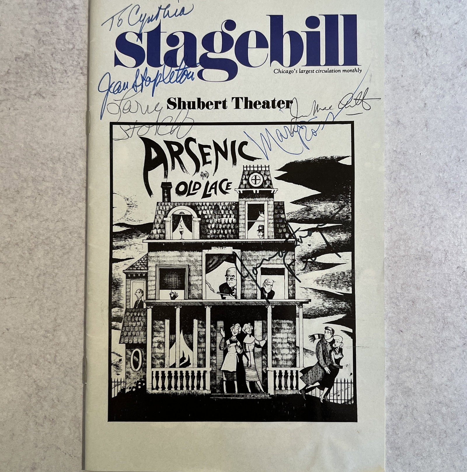 Autographed Playbill - Arsenic and Old Lace - Jean Stapleton and Others (1 of 4)