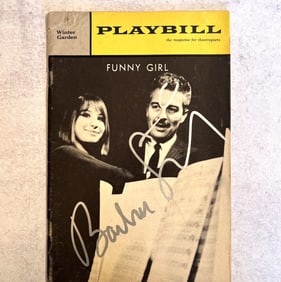 Barbra Streisand Autographed Playbill - Funny Girl