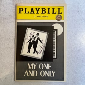 Tommy Tune Autographed Playbill - My One and Only