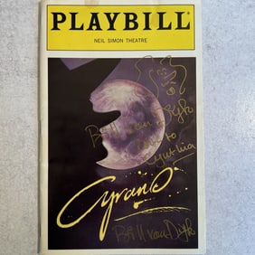 Bill Van Dijk Autographed Playbill - Cyrano