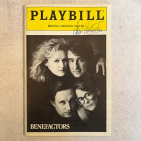 Sam Waterston Autographed Playbill - Benefactors