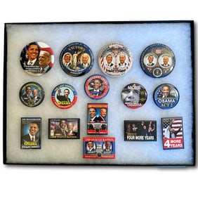 2013 Obama and Biden 2nd Inaugural Buttons