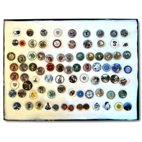 Collection of Miniature Porcelain Plates