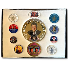 1993 Clinton Gore Inauguration Buttons