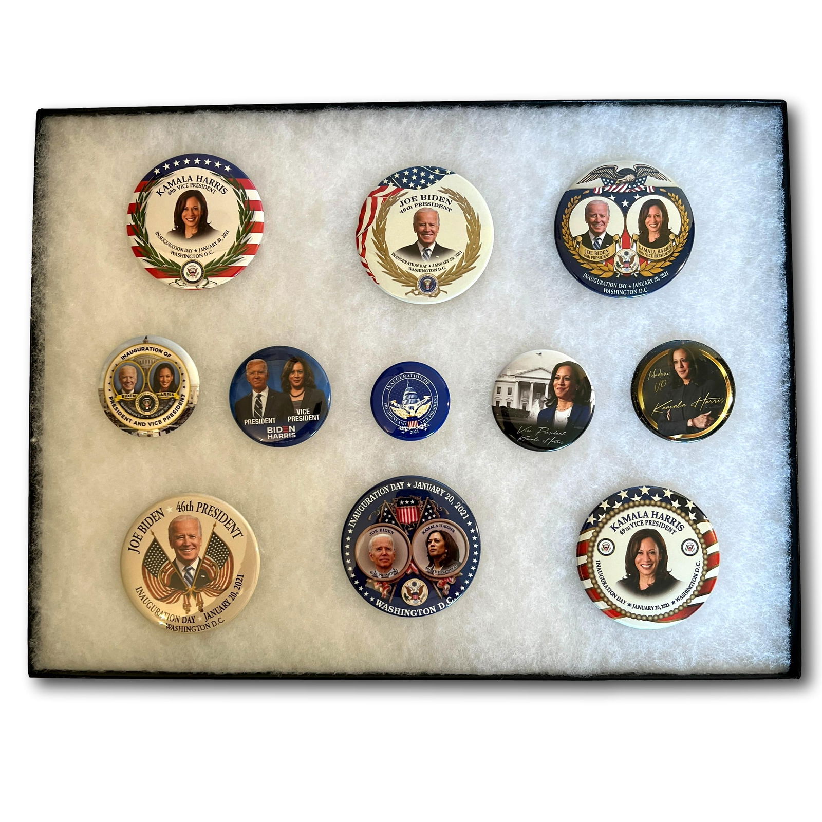 2021 Joe Biden Kamala Harris Inauguration Buttons (1 of 5)