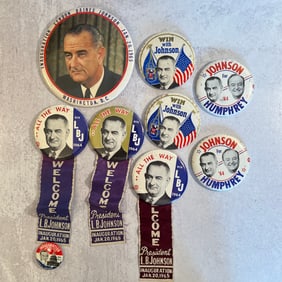 Lyndon Johnson 1965 Inauguration and Campaign Buttons