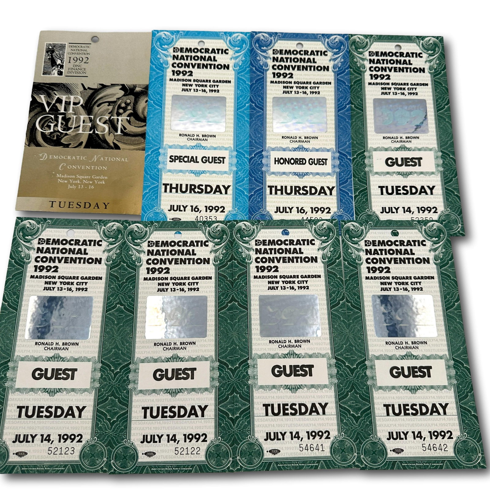 Multiple Democratic National Convention and Inauguration Tickets (1 of 6)