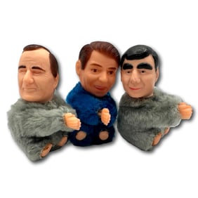 Comical Bush, Dukakis and Reagan Pencil Pals