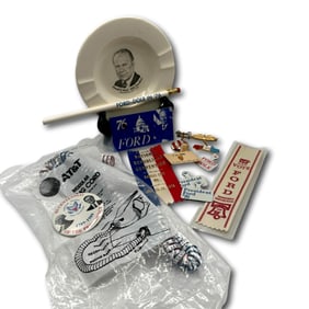 Ford-Dole Political Memorabilia with a Bush Quayle Phone Cord