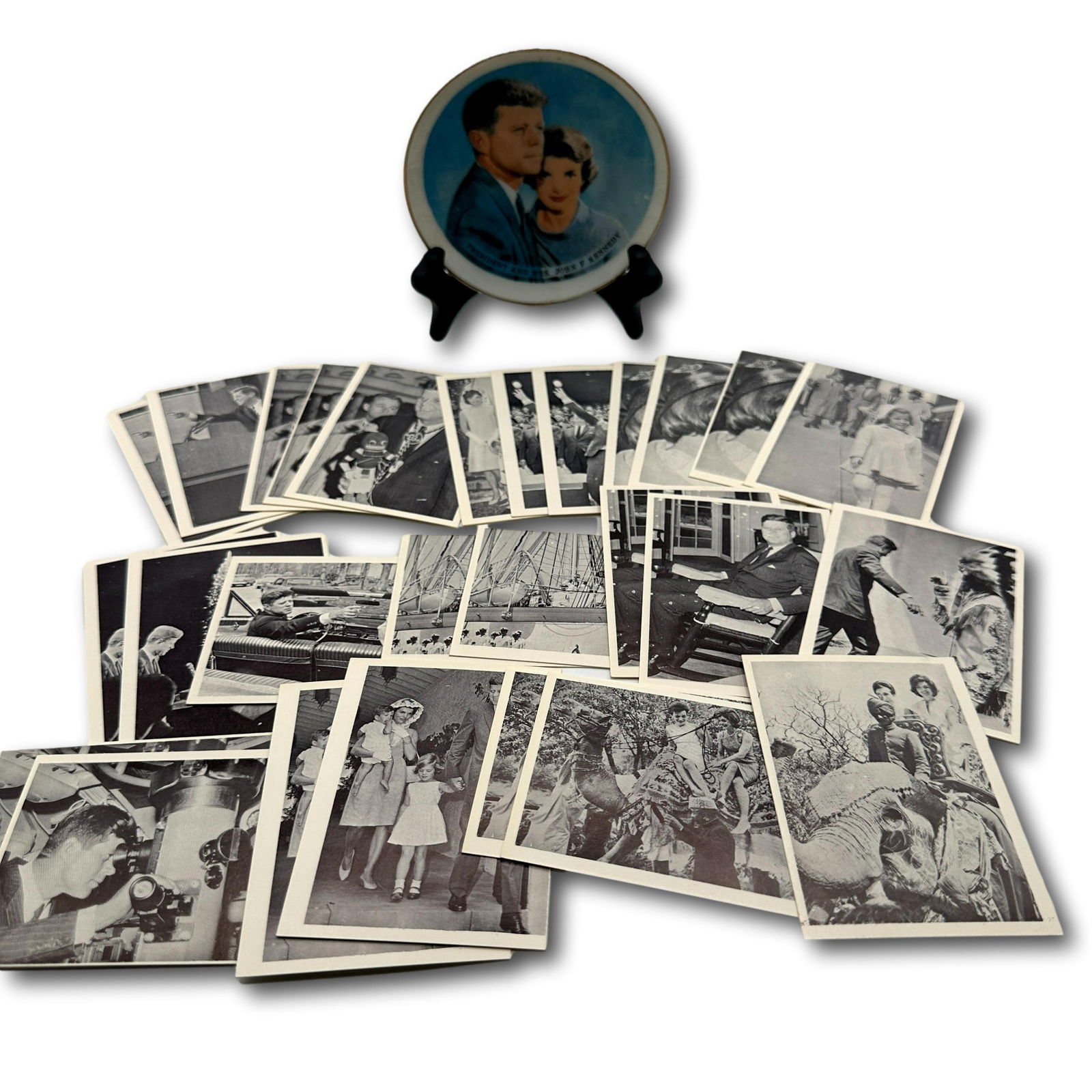 Collection of 93 John F Kennedy Trading Cards - Like New - Some Duplicates (1 of 10)