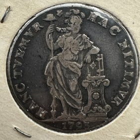 1793 Netherlands Silver Guilder Coin