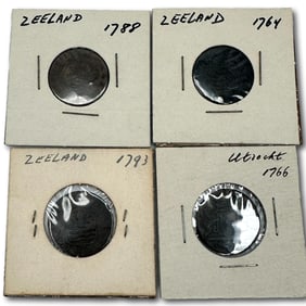 Three Zeeland Duits with One Utrecht - 1700's