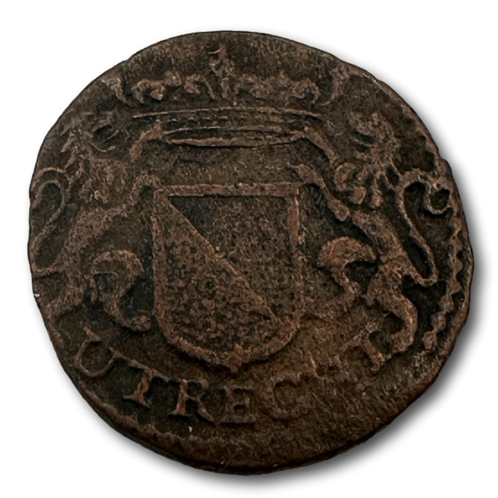 1657 Dutch Colonial Penny Utrecht CIV Traiect (1 of 6)