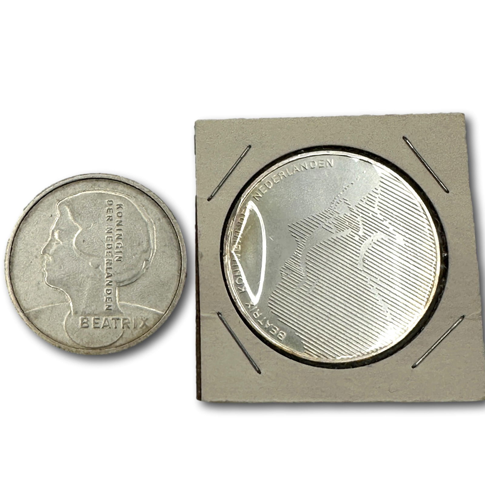 Two Netherlands Silver Coins (1 of 6)