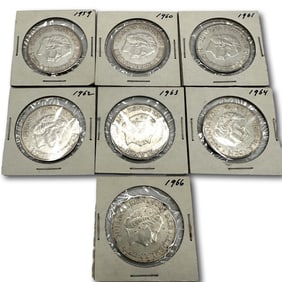 Netherlands 2 1/2 Guilder .720 Fine Silver Coins Pre-1967