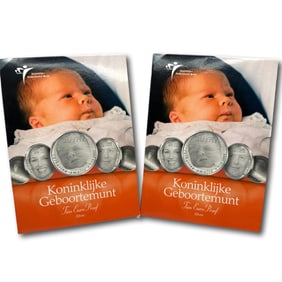 Two Silver Proof 10 Euro Coins - 17.8 Grams Each