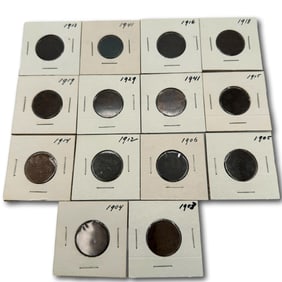 Netherlands 2 1/2 Cent Various Dates 1903-1941
