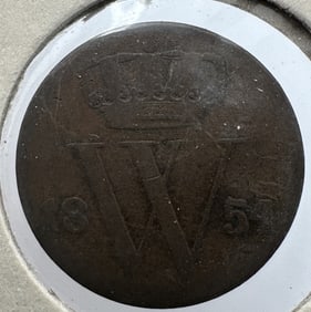 Netherlands 1859 Half Cent