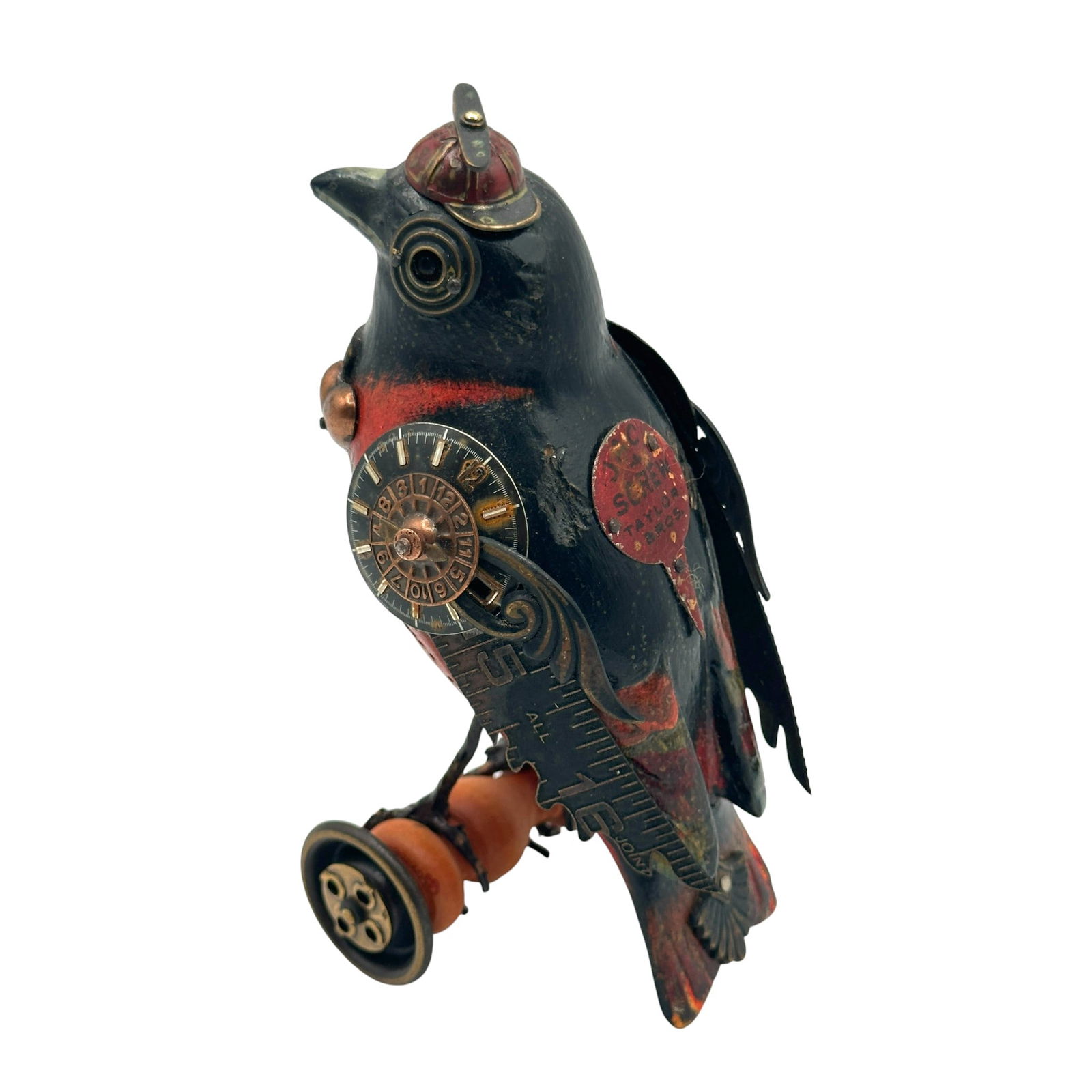 Jim and Tori Mullan Steampunk Whimsical Bird Figurine (1 of 9)