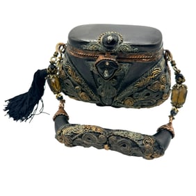Maya Evangelista Embellished Resin Purse