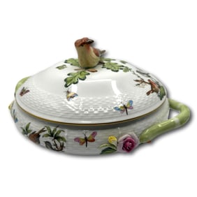 Exquisite Herend Rothschild Bird Soup Tureen