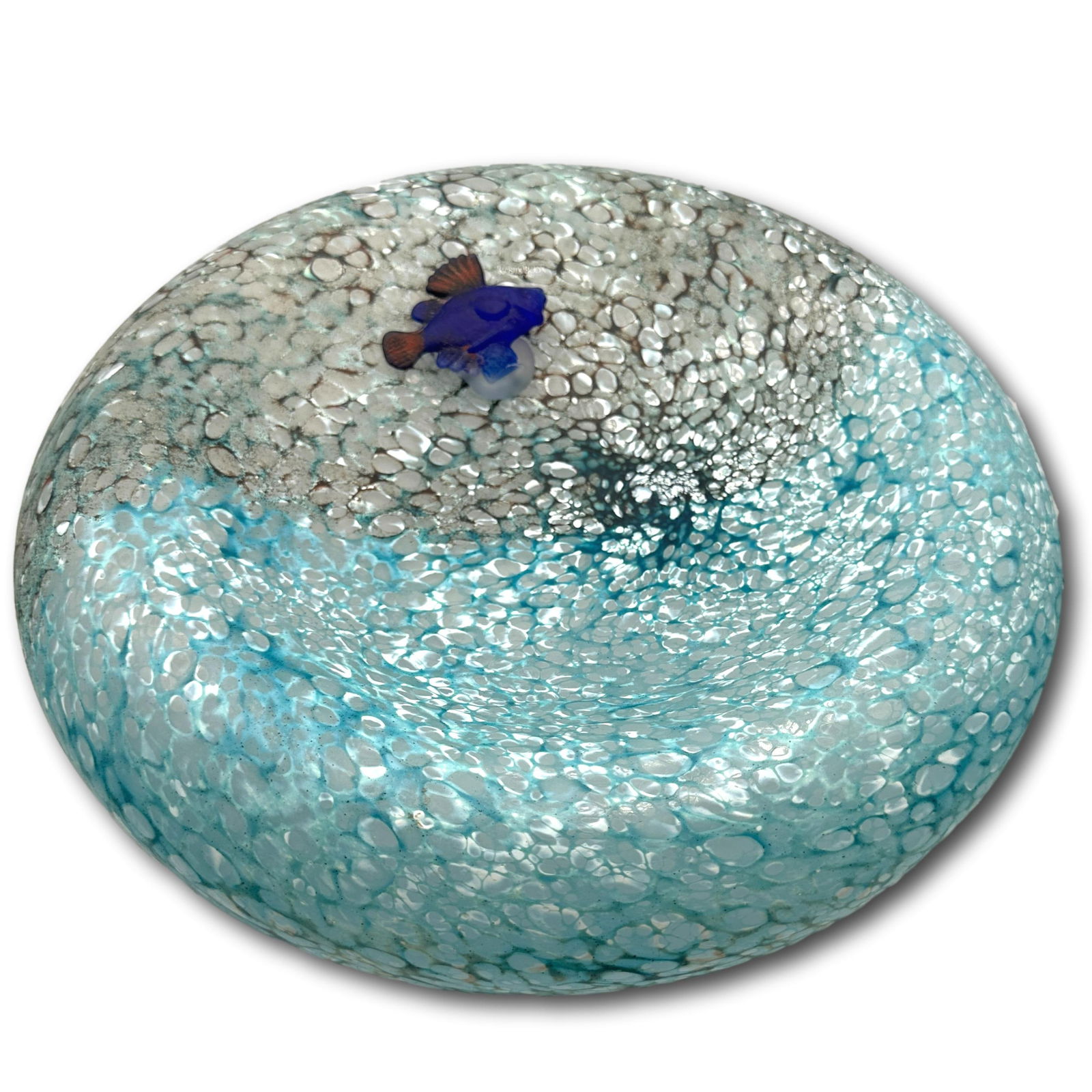 Kosta Boda Art Glass Kjell Engman "Reef" Bowl: Kosta Boda Art Glass "Reef" Bowl by Kjell EngmanVibrant and imaginative Kosta Boda art glass bowl from the "Reef" series designed by renowned Swedish artist Kjell En