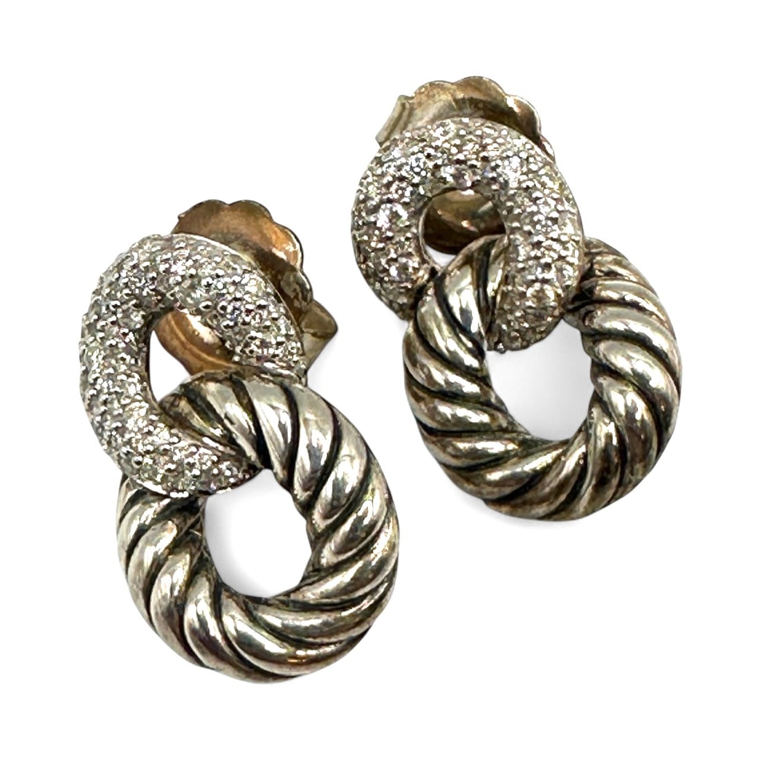 Ladies David Yurman Belmont Earrings (1 of 3)