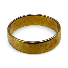 Plain Wedding Band in 14K Gold