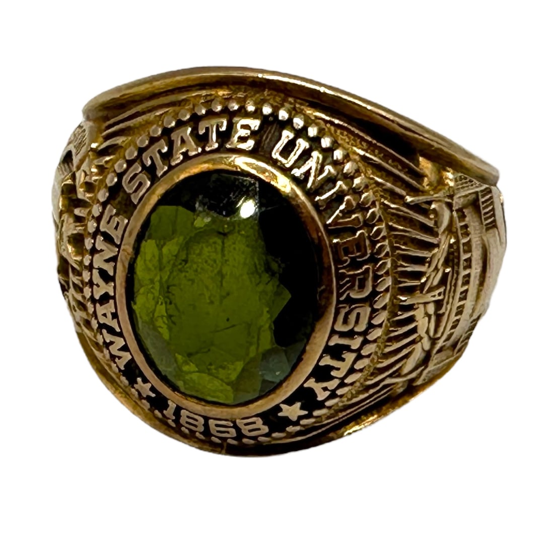 Gentleman's Wayne State U Class Ring in 10K Gold (1 of 7)