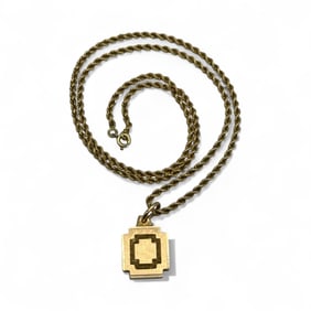 Cross Pendant on Chain in 14K Gold