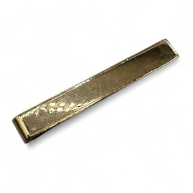 Simple 14K Gold Tie Clip