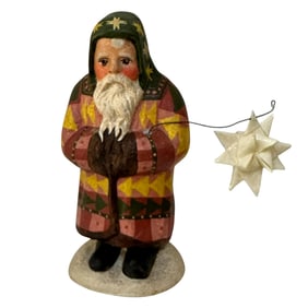Vaillancourt Folk Art Santa Figurine