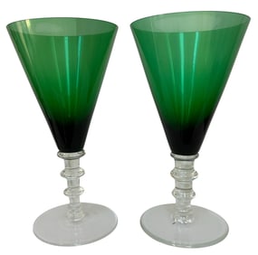 Pair of William Yeoward Goblets